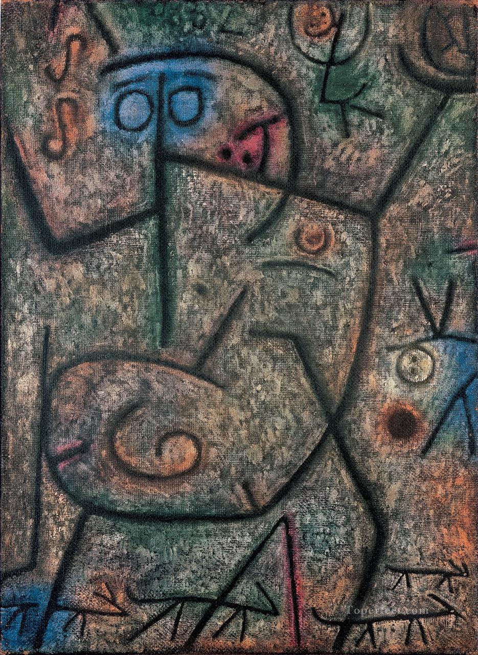 die Gerüchte Paul Klee strukturierten Ölgemälde